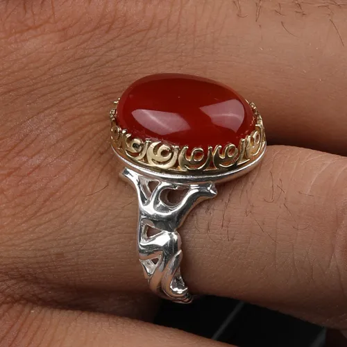 انگشتر نقره عقیق