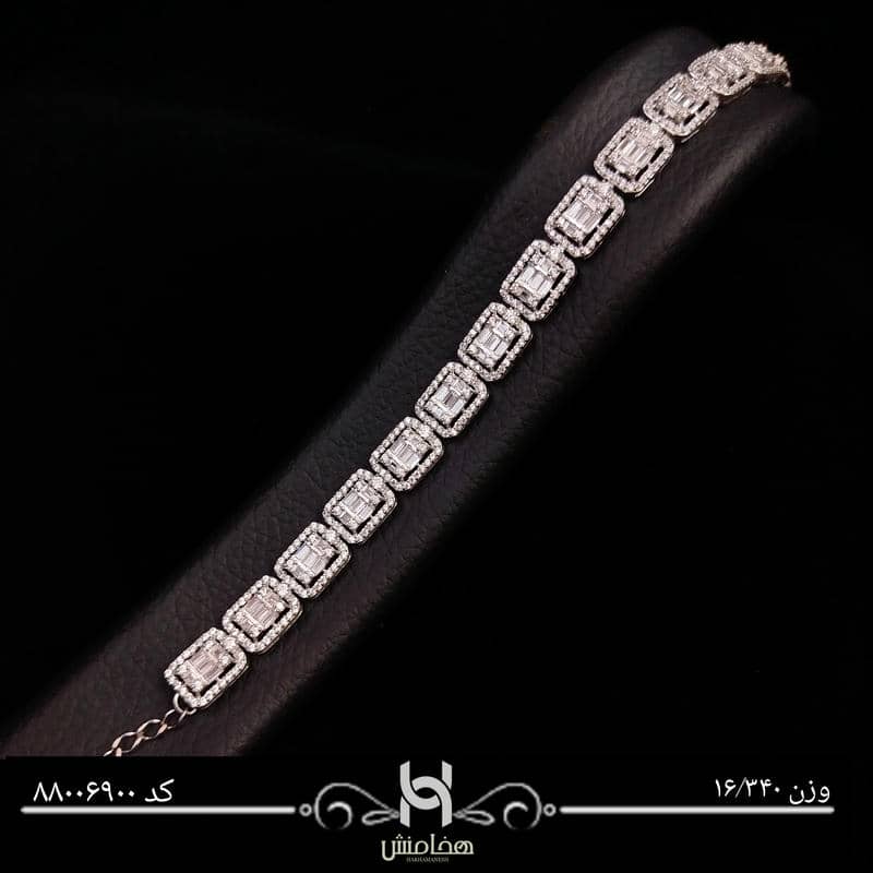 دستبند نقره زنانه رادیوم  کد 88006900