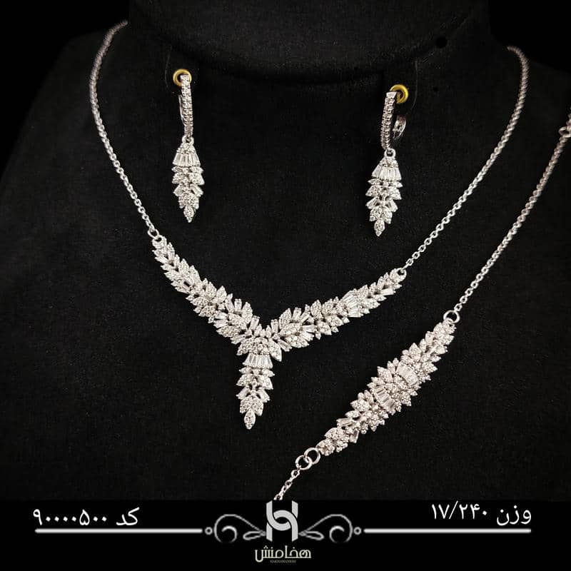 ست نقره زنانه کد 90000500
