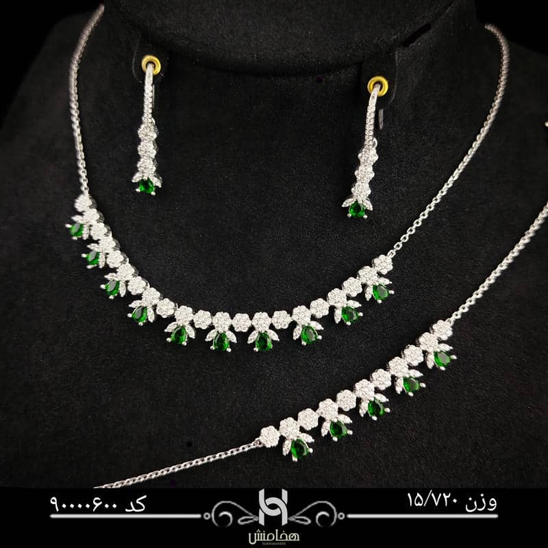 ست نقره زنانه کد 90000600