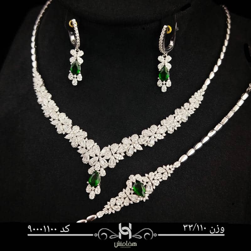 ست نقره زنانه کد 90001100