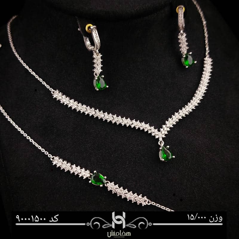 ست نقره زنانه کد 90001500