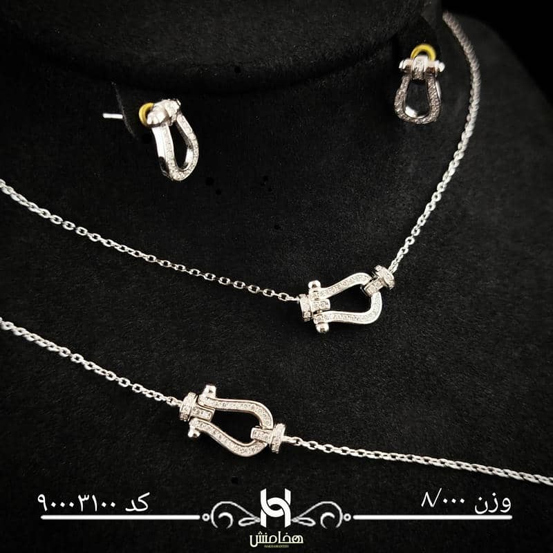 ست نقره زنانه کد 90003100