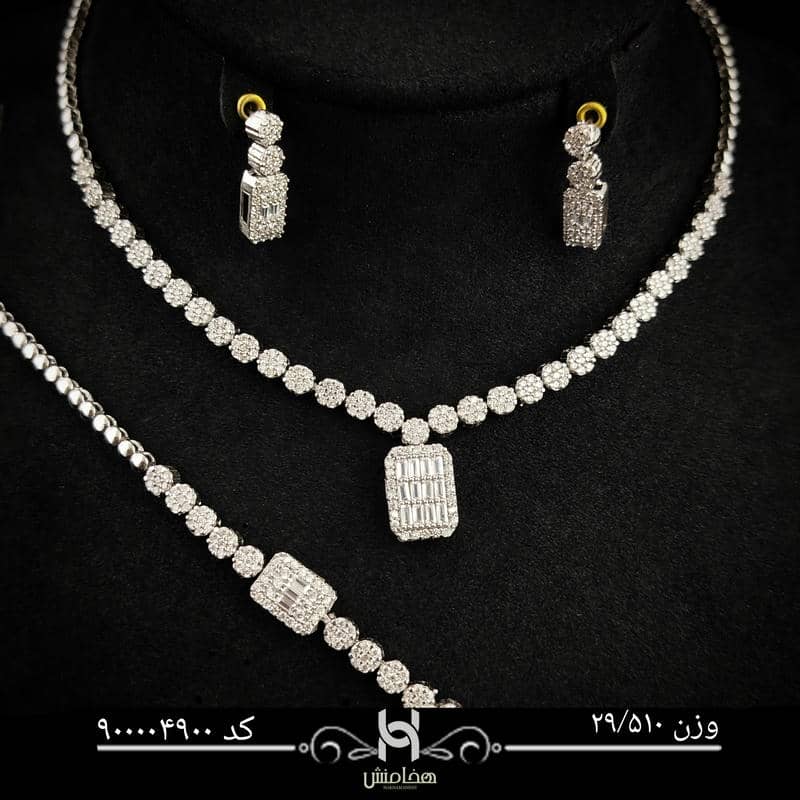 ست نقره زنانه کد 90004900