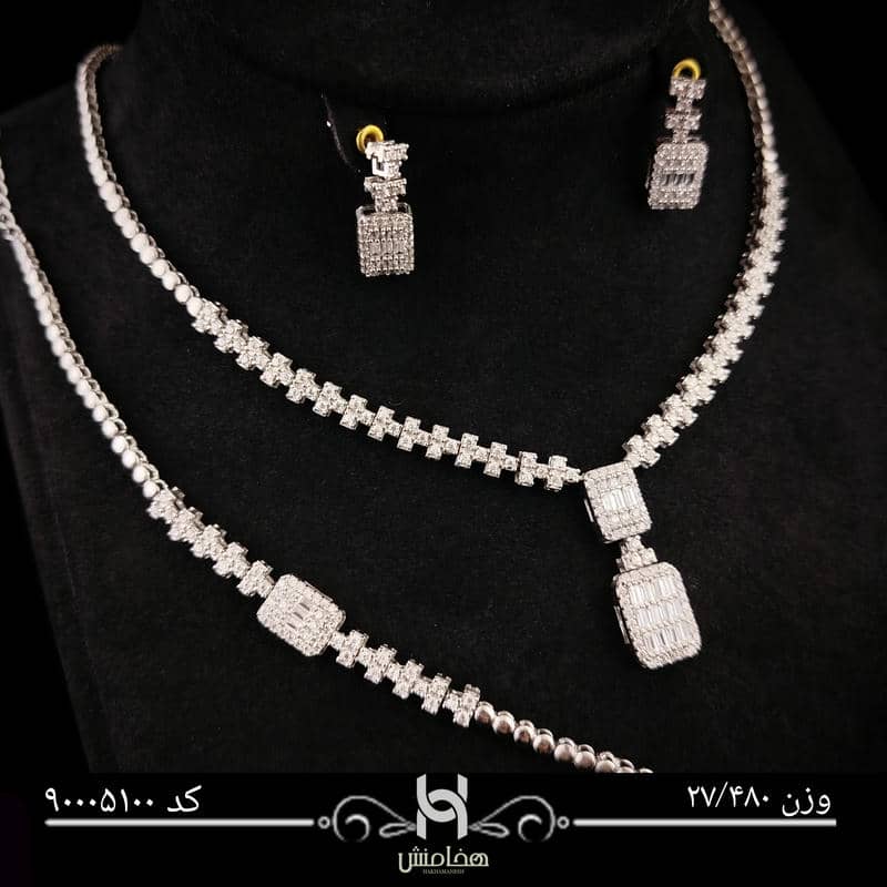 ست نقره زنانه کد 90005100