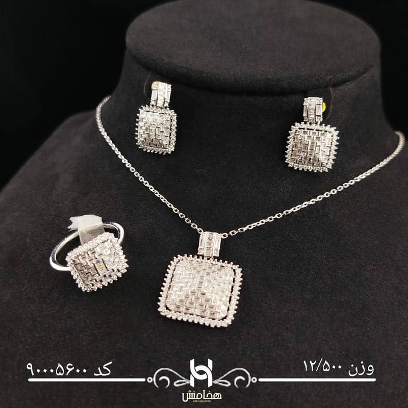 ست نقره زنانه کد 90005600