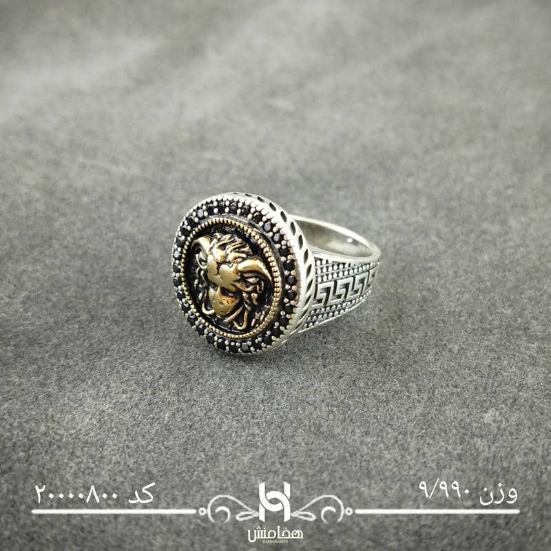 انگشتر نقره مردانه آریا کد 20000800