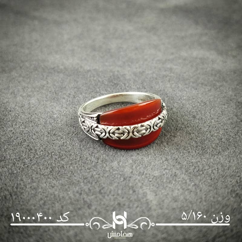 انگشتر نقره مردانه آرین کد 19000400