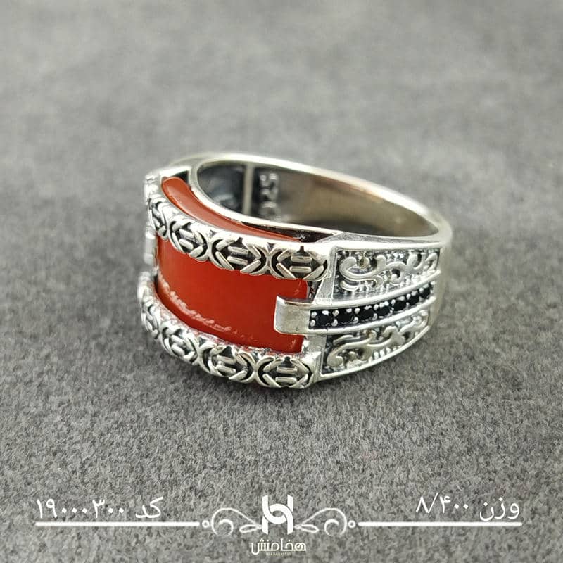 انگشتر نقره مردانه آرین کد 19000300
