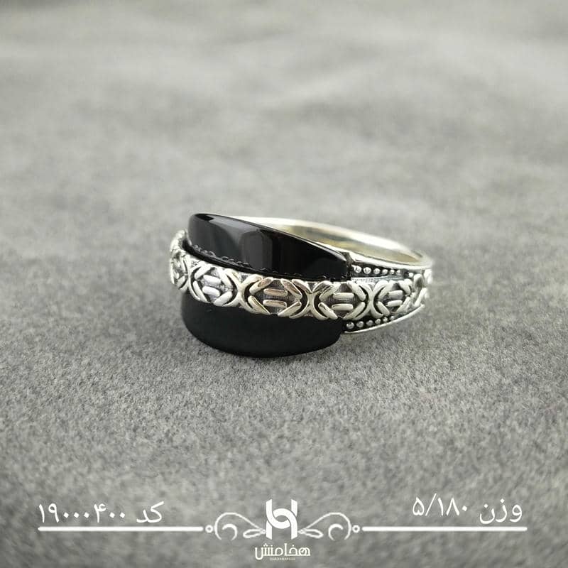 انگشتر نقره مردانه آرین کد 19000400