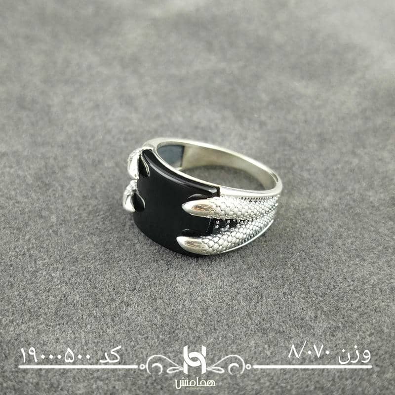 انگشتر نقره مردانه آرین کد 19000500