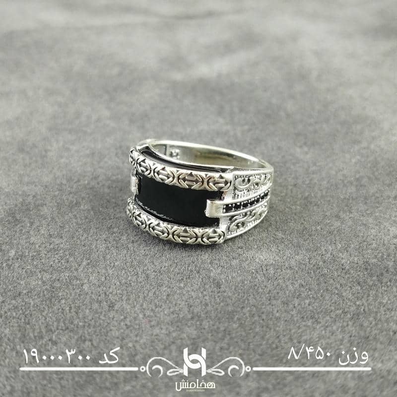 انگشتر نقره مردانه آرین کد 19000300