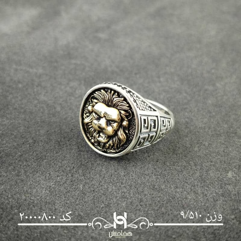انگشتر نقره مردانه آرین کد 20000800