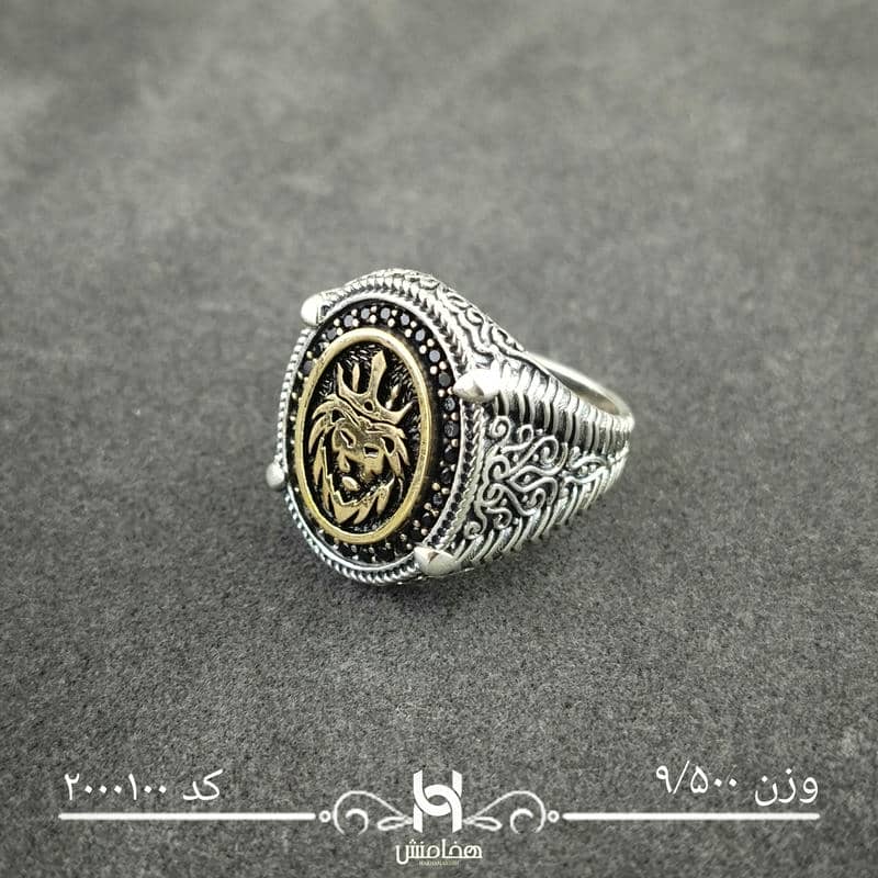 انگشتر نقره مردانه آرین کد 20000100
