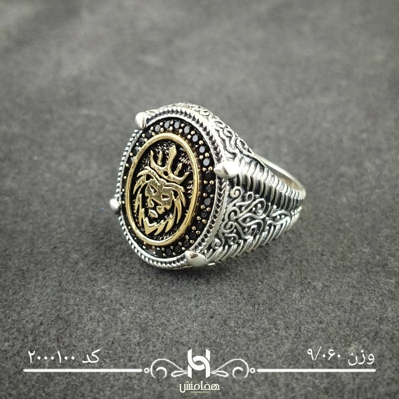 انگشتر نقره مردانه آرین کد 20000100