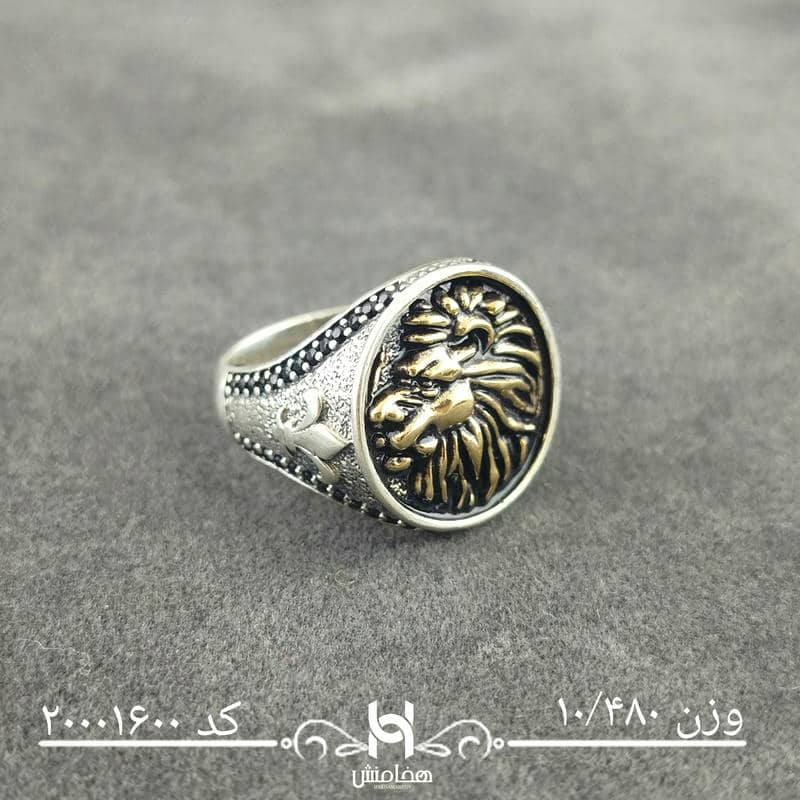 انگشتر نقره مردانه آرین کد 20001600