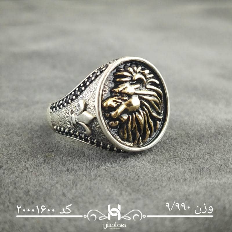 انگشتر نقره مردانه آرین کد 20001600