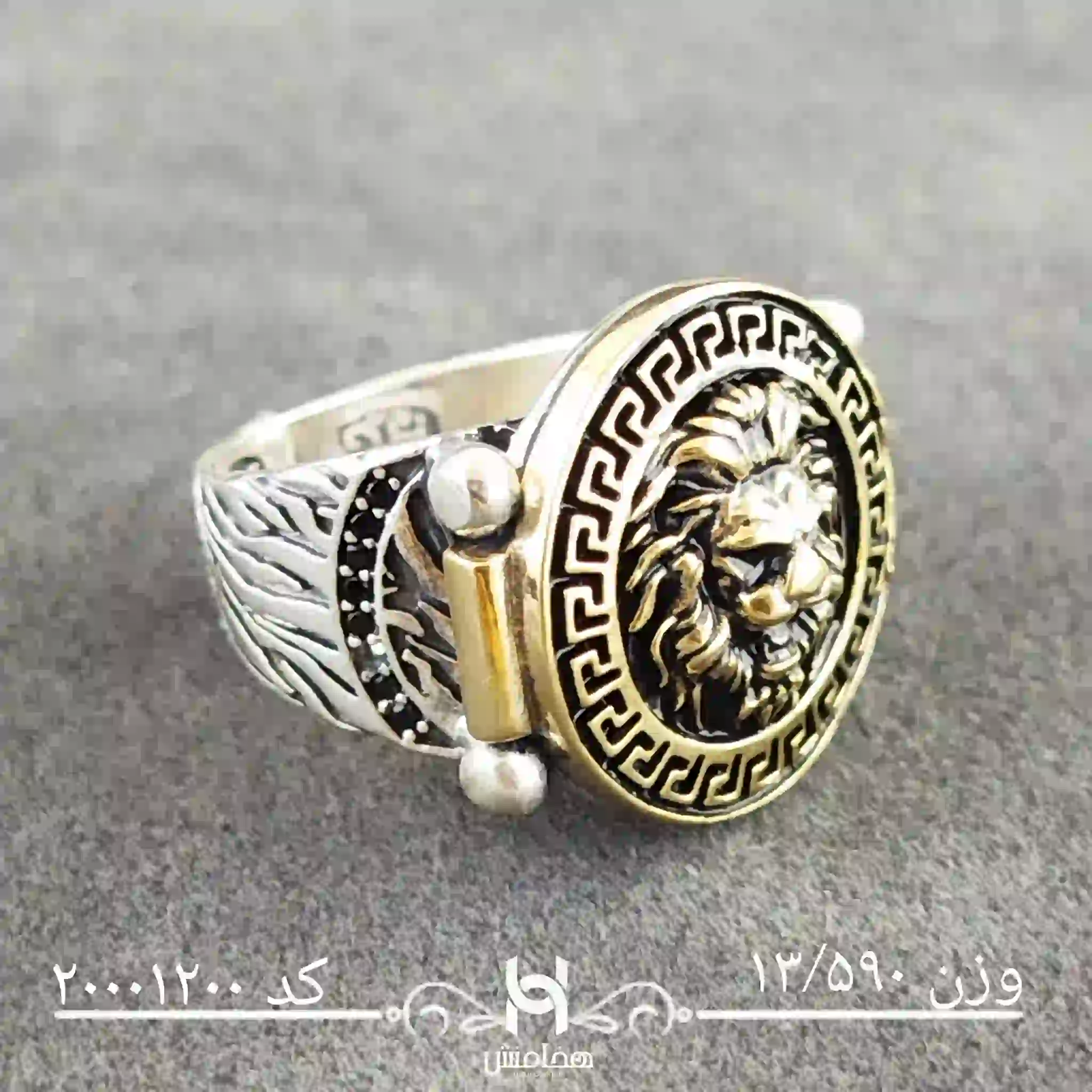 انگشتر نقره  مردانه آریا کد 20001200