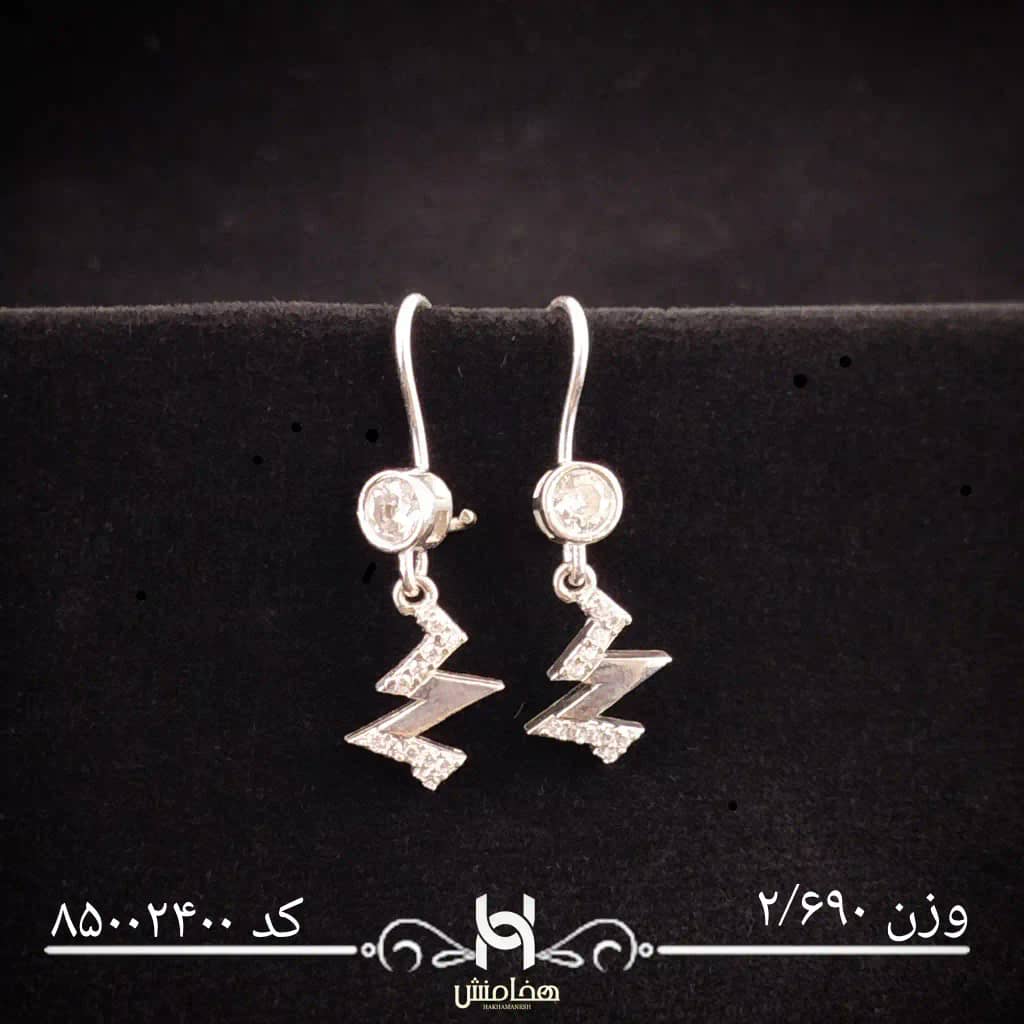 گوشواره نقره زنانه رادیوم کد 85002400