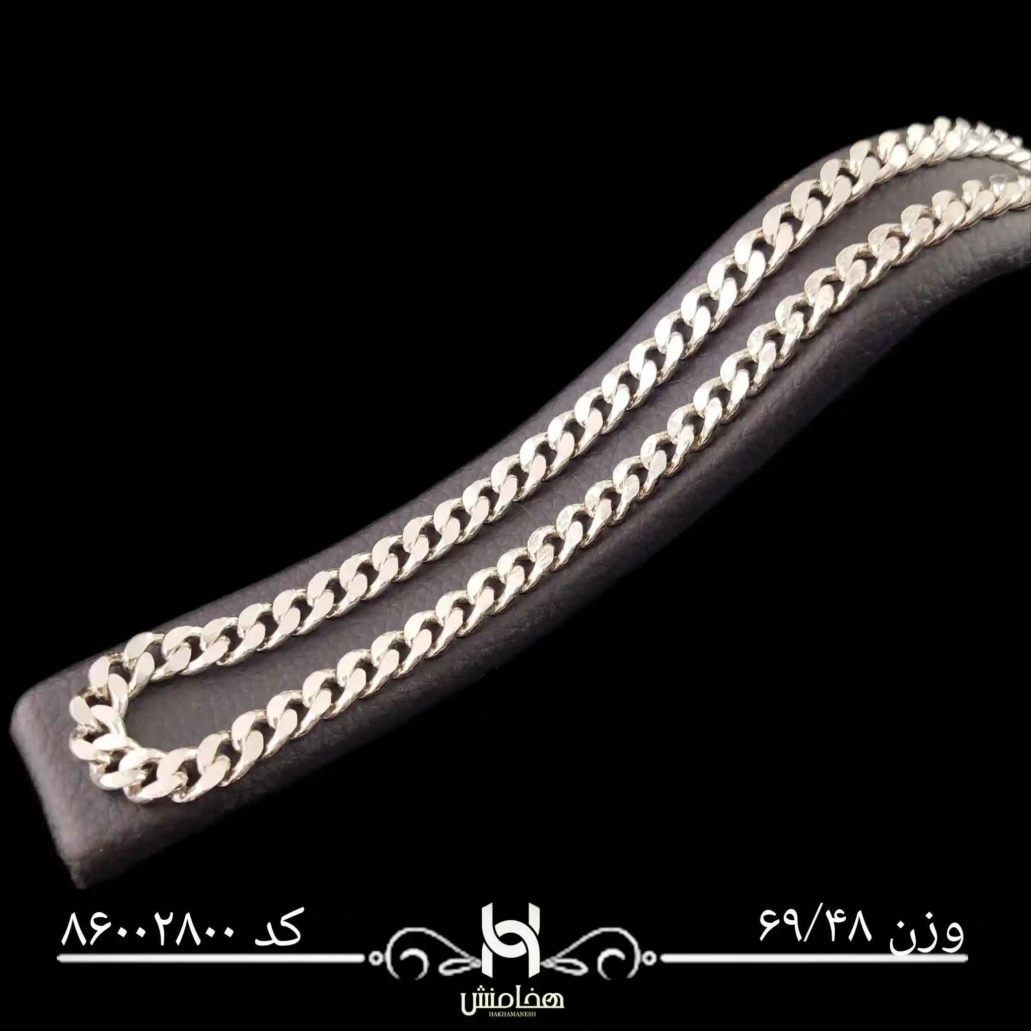 زنجیر نقره کارتیه مردانه کد 86002800